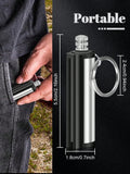 10 Pcs/Set Waterproof Match Stick Lighter, Permanent Match Lighters, Forever Matches Flint Keychain Emergency Survival Tools For Outdoor Camping Campfire