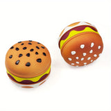 4-Layer Metal Burger Spice Herb Grinder, Creative Cute Burger Manual Tobacco Crusher, Suitable for Kitchen Daily Use, Great Xmas Christmas Day Gifts Idea Gift for Women Men Friend