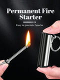 10 Pcs/Set Waterproof Match Stick Lighter, Permanent Match Lighters, Forever Matches Flint Keychain Emergency Survival Tools For Outdoor Camping Campfire