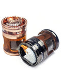 1Pc 2.5" 4 Layer Metal Tobacco Grinder, American Eagle Spice Herb Herbal Grinders With Large Capacity Holder For Kitchen