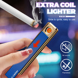 2PCS/SET Retro Metal Cigarette Case With Lighter Can Hold 100mm Cigarettes Storage Box Classic Floral Smell-Proof Pressure Resistant Cigarette Box For 100's King Size Cigarette Smoking Accessaries Christmas Father's Day Gift Ideas For Men Women