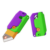 Lafagiet Carrot Knife with rechargeable Lighter, radish knife fidget toy for stress relief