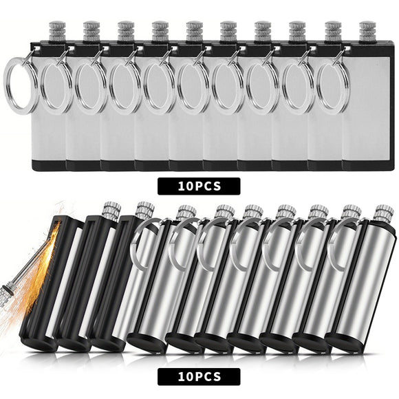 20Pcs Permanent Matches Always Lighter Portable and Reusable Unlimited Matches Outdoor Camping Keychain Permanent Matches Unique Gifts for Men and Husbands Father's Day Gifts