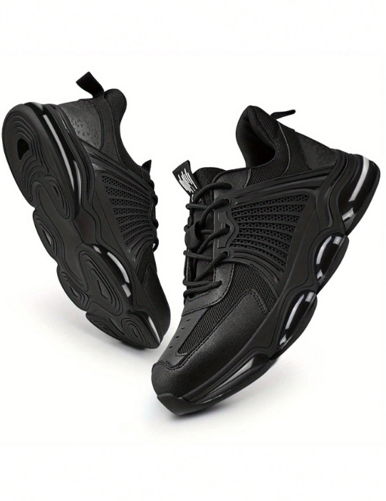 Safety Shoes For Men, With Air Cushion Puncture Resistant Sole, Steel Toes, Breathable Mesh Upper, Lightweight Athletic Sneaker Shoe