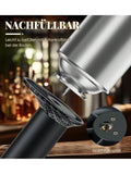 1 Stück Metall Direct Punch Windproof Welding Gun Spray Gun Aufblasbares Feuerzeug Outdoor Gas Fackel Feuerzeug für Camping Wandern BBQ Herd Küche Kochen Backen Kerze Beifuß Zigarre