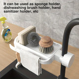 2PCS Self Draining Bathroom Soap Dish Holder, Easy Installation Cleaning For Bathroom Shower And Kitchen Sink Storage, Dispenser, Sponge Rack, Scrubber, Bottle, Cup Holder On Sink Back To School