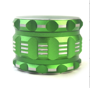 1 Piece 2.5 Inch Hand Grinder, 4-Layer Aluminum Alloy 2.5 Inch Metal Grinder With 34 Sharp Diamond Teeth For Grinding More Dry,,