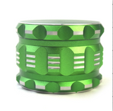 1 Piece 2.5 Inch Hand Grinder, 4-Layer Aluminum Alloy 2.5 Inch Metal Grinder With 34 Sharp Diamond Teeth For Grinding More Dry,,