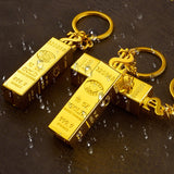 3 Pcs/Set Golden Brick Permanent Match Lighter, Reusable 10,000 Times Keychain Matches Strikers Lighters, Portable, Suitable For Outdoor Camping, Hiking, Daily Use, Father's Christmas Birthday Day Gift