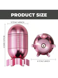 1pc 4-Layer Missile Shape Tobacco Grinder,  1.5" Inches Cute Aluminum Alloy Spice Grinder, 40mm Cigarette Herb Metal Manual Grinder, Kitchen Accessories With Cleaning Brush For Kitchen
