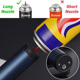 1 Pc Storm Lighter, Windproof Jet Lighter, Long Stick Jetflame Lighter, Refillable Butane Torch Lighter With Safety Lock And Adjustable Red Flame For Brulee, Candle, Barbecue, Baking, Gifts For Men (Butane Not Included).