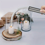 2pcs Windproof Torch Lighter USB Rechargeable Lighter, Electric Long Lighter With 360° Flexible Neck, Suitable For Candles, BBQ, Camping , Indoor & Outdoor Use