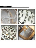 1Pc 2.5" 4 Layer Metal Tobacco Grinder, American Eagle Spice Herb Herbal Grinders With Large Capacity Holder For Kitchen
