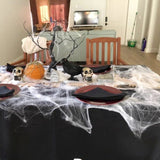 20pcs Cobwebs Decor With 40pcs Frightening Fake Spiders Haunting Webbing For Haunted House, Bar, Room, Can Covers 861 Sqft Spider Web Outdoor Halloween Transformation