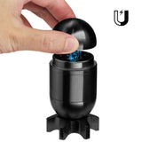 1pc Premium Tobacco Spice Manual Grinder - Guided Missile Shaped, No Electricity Required, Gift for Parents, Portable Outdoor Tools