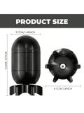 1pc 4-Layer Missile Shape Tobacco Grinder,  1.5" Inches Cute Aluminum Alloy Spice Grinder, 40mm Cigarette Herb Metal Manual Grinder, Kitchen Accessories With Cleaning Brush For Kitchen