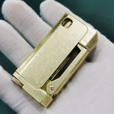 1PC Retro Trench Lighter, Classic Soft Flame Lighter, Mechanical Press Ignition Kerosene Oil Lighter, Heavy-Duty Old-Fashioned Lighter With Gift Box, Men's Exquisite Christmas Gifts Ideas Father's Day Gift For Men Dad
