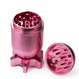 1pc Premium Tobacco Spice Manual Grinder - Guided Missile Shaped, No Electricity Required, Gift for Parents, Portable Outdoor Tools