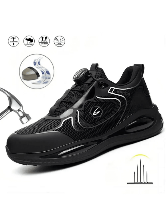 Größe CN37-CN46 Männer Sicherheitsschuhe Arbeitsschuhe Männer leicht atmungsaktiv mit Stahlkappe Turnschuhe, rutschfest Smash-proof Puncture Resistant Sicherheit Arbeitsschuhe