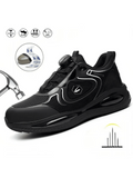 Größe CN37-CN46 Männer Sicherheitsschuhe Arbeitsschuhe Männer leicht atmungsaktiv mit Stahlkappe Turnschuhe, rutschfest Smash-proof Puncture Resistant Sicherheit Arbeitsschuhe