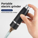 One-Hand-Grinding Portable Electric Kitchen Grinder Type-C Fast Charging Herb Grinder, Long-Lasting Battery Powered Mill Herbal Grinder With Holder Cleaning Brush Good Helper For Household Kitchen Cook Tools