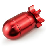 1pc Premium Tobacco Spice Manual Grinder - Guided Missile Shaped, No Electricity Required, Gift for Parents, Portable Outdoor Tools
