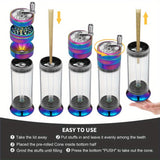 5-In-1 Rainbow Alluminum Metal Manual Spice Grinder With A Foldable Hand Crank, With Cone Londer, Multifunctional Joint Rolling Machine, Cleaning Brush, Easy To Push Button