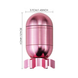 1pc Premium Tobacco Spice Manual Grinder - Guided Missile Shaped, No Electricity Required, Gift for Parents, Portable Outdoor Tools