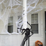 20pcs Cobwebs Decor With 40pcs Frightening Fake Spiders Haunting Webbing For Haunted House, Bar, Room, Can Covers 861 Sqft Spider Web Outdoor Halloween Transformation