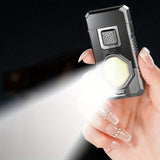 1Pc Dual Soft Flame Windproof Lighter Gas Lighter With Illumination USB Rechargeable COB Illuminator Butane Torch Lighter Suitable For Kitchen Outdoor Camping And Hiking (No Gas)