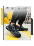 Größe CN37-CN46 Männer Sicherheitsschuhe Arbeitsschuhe Männer leicht atmungsaktiv mit Stahlkappe Turnschuhe, rutschfest Smash-proof Puncture Resistant Sicherheit Arbeitsschuhe
