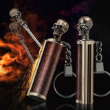 10000 Permanent Matchstick Strike Set 2 PCS/SET Matchsticks with Gift Box Permanent Lighter Matchstick Keychain Lighter Kerosene Refillable Flint Lighter, Christmas and Birthday Gifts, Father's Day Gift (excluding Fuel)