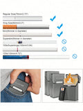 1 Stück Zigarettenetui Box mit Feuerzeug, abnehmbare USB elektrische Feuerzeuge Zigarettenschachtel Halter, gebürstet Aluminium-Zigarettenetui, feuchtigkeitsbeständig und kratzfest, Geschenkverpackung, Vatertag Geschenk Gadgets für Männer